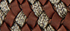 Italian Leather & Linen Elastic Braid Belt, Big & Tall - Taupe