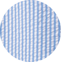 S / Perwinkle/Blanc Stripe