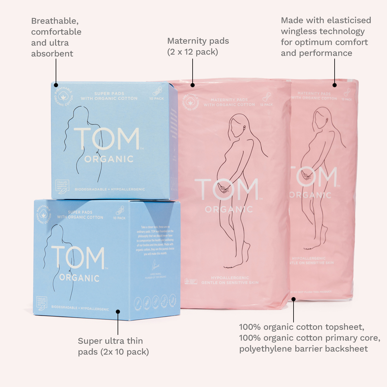 TOM Organic Maternity Starter Kit the memo