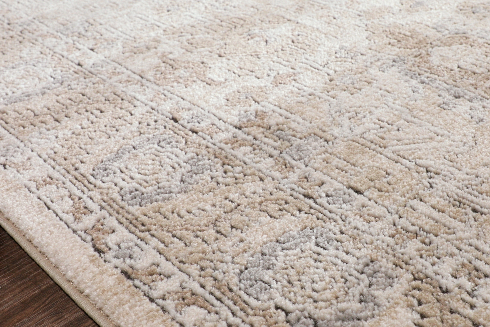 TEA03 IVORY / SAND & Loloi Rugs