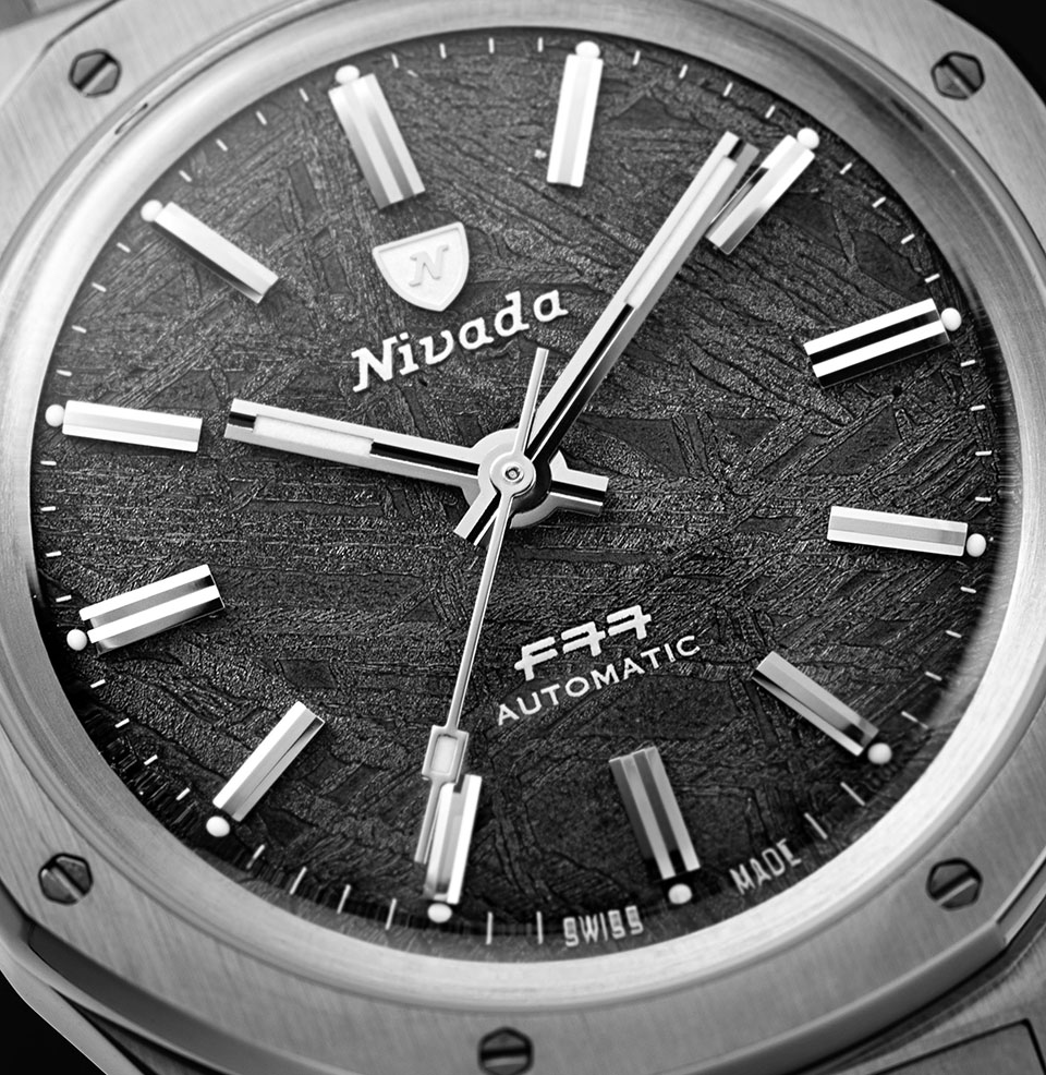 F77 Stone Dial Collection Meteorite Dial