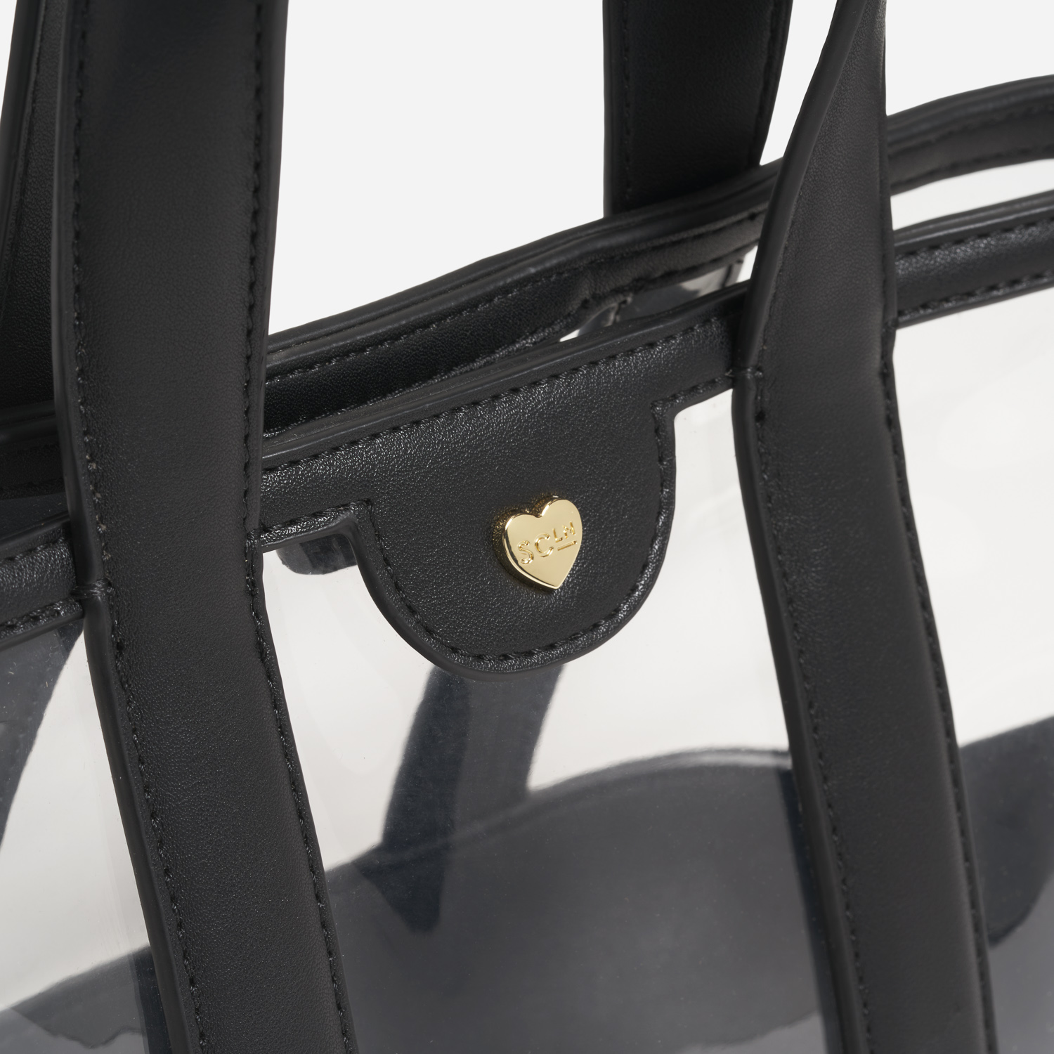 Clear Mini Tote Crossbody Bag