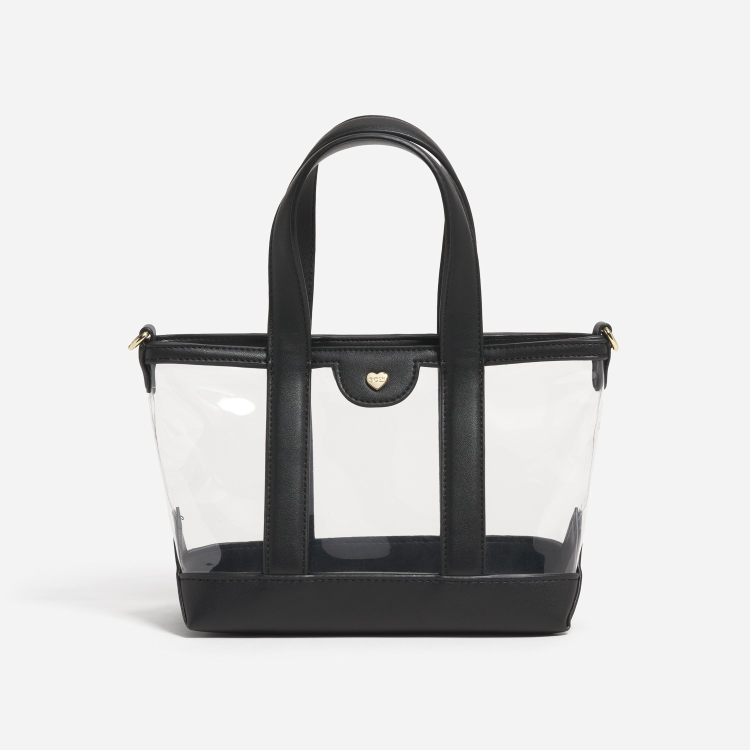 Clear Mini Tote Crossbody Bag