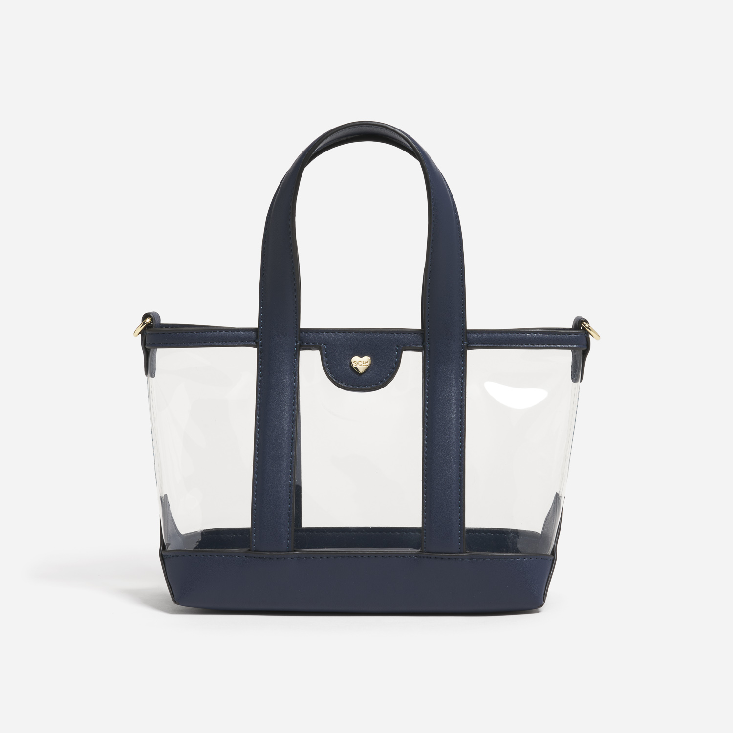 Clear Mini Tote Crossbody Bag