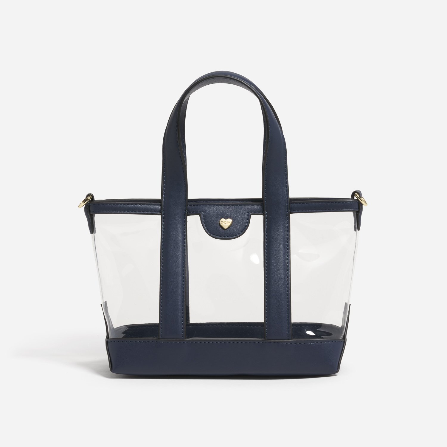 Clear Mini Tote Crossbody Bag