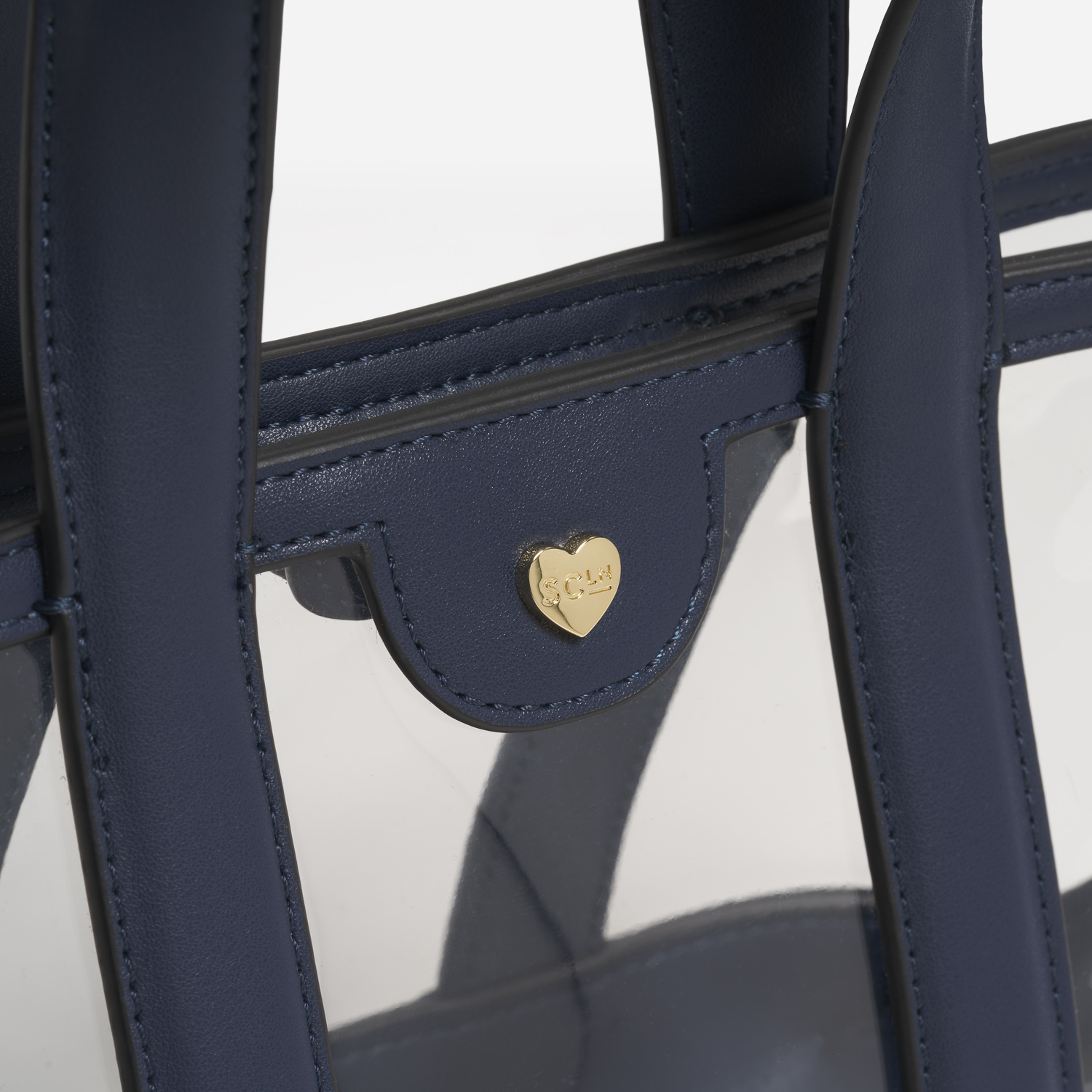 Clear Mini Tote Crossbody Bag