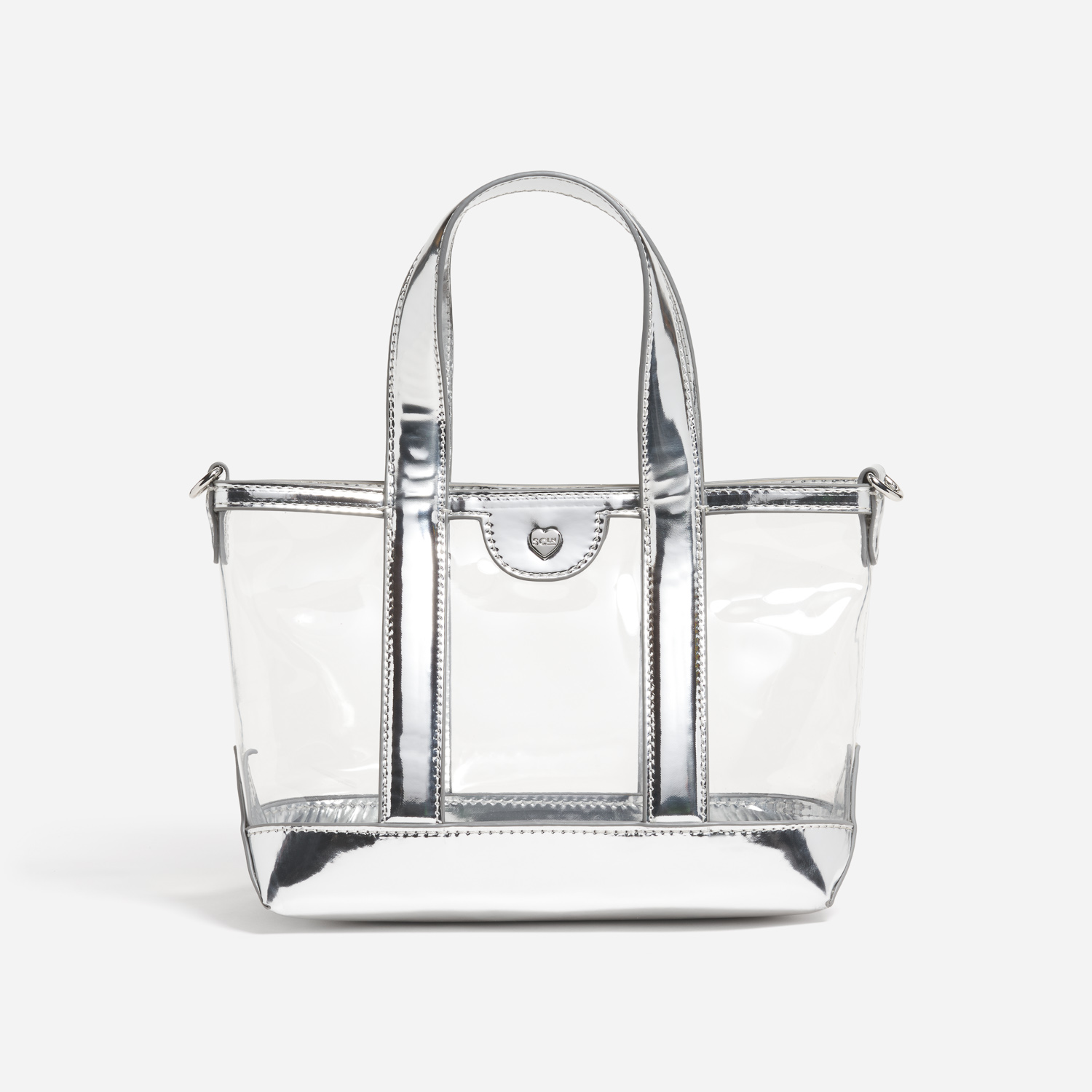 Clear Mini Tote Crossbody Bag