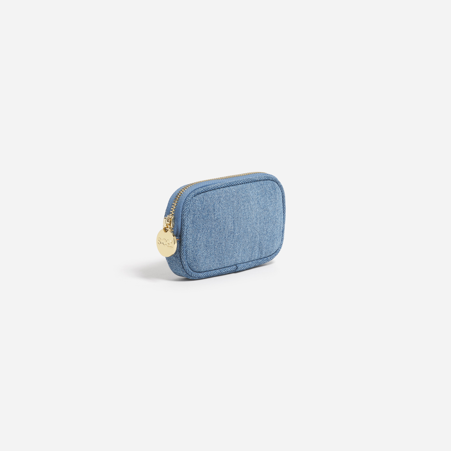 Micro Denim Pouch