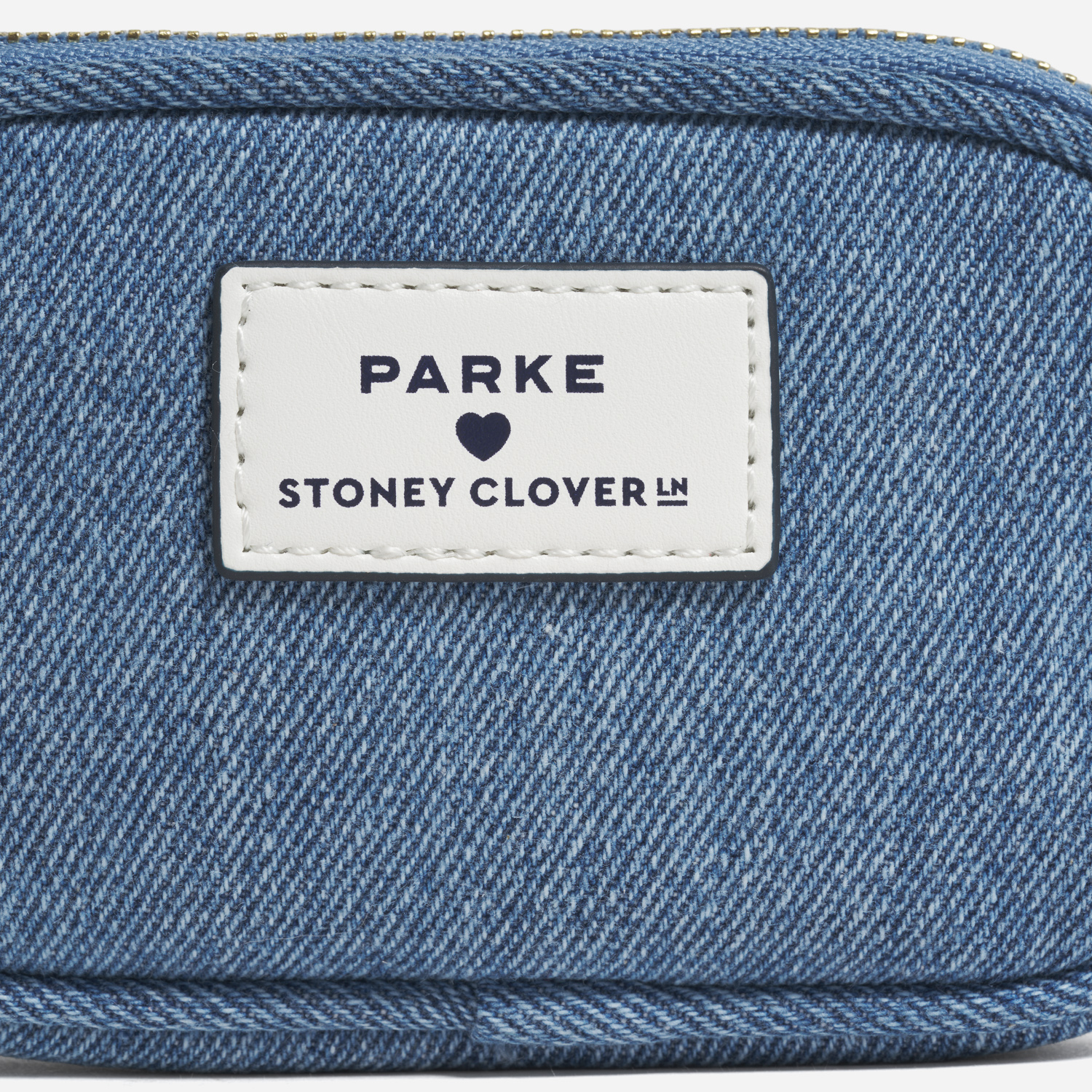 Micro Denim Pouch