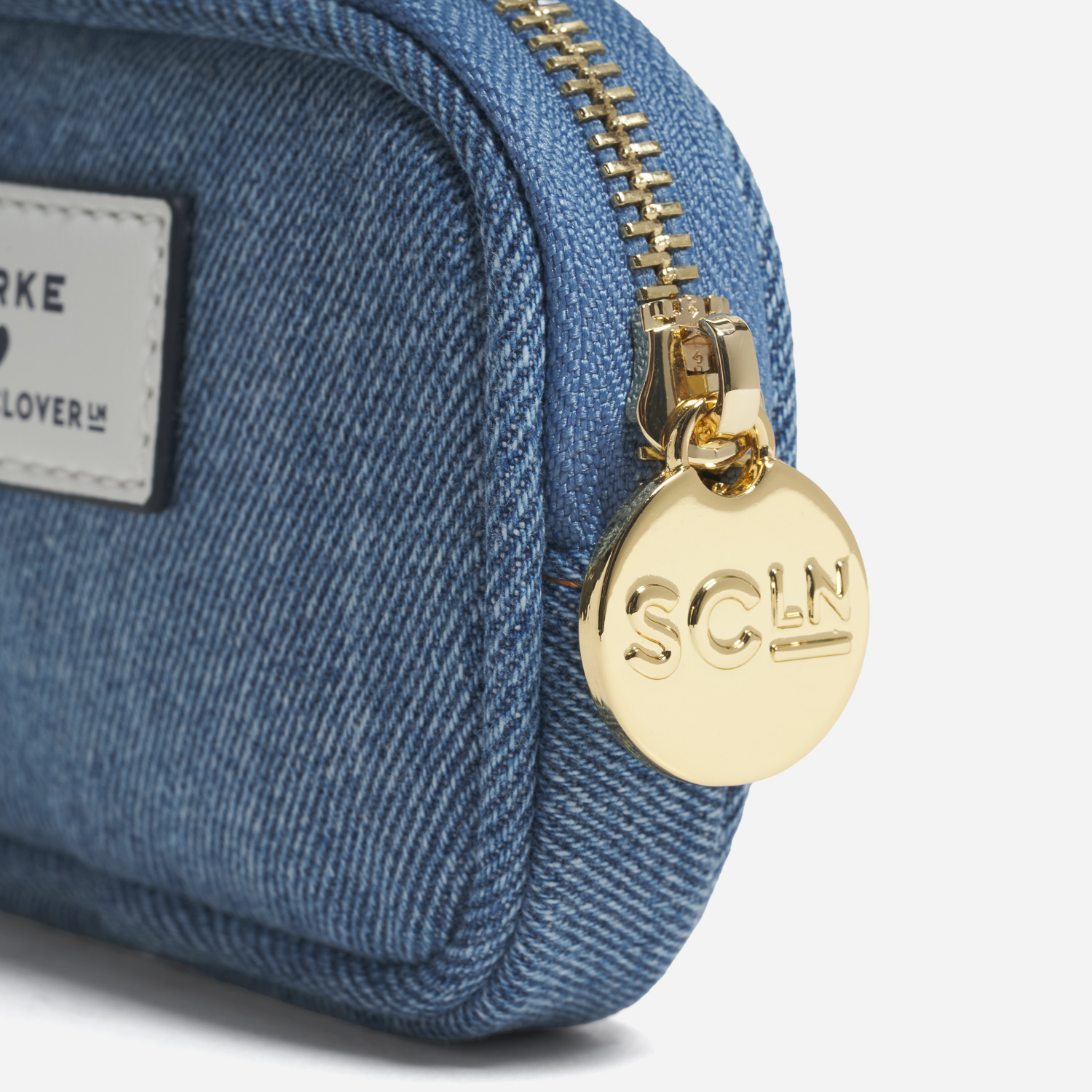 Micro Denim Pouch