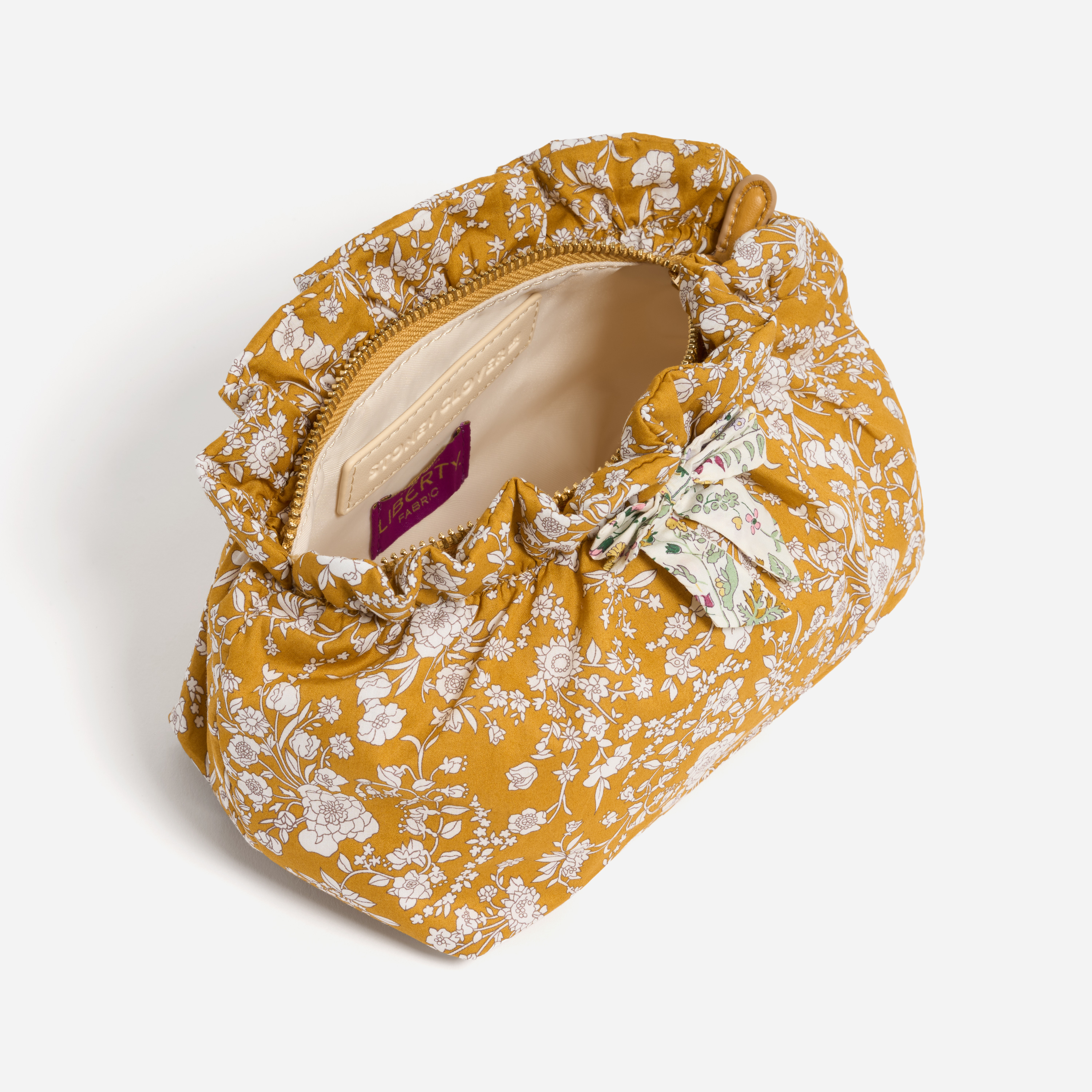 Bow Pouch Made with Liberty Fabric