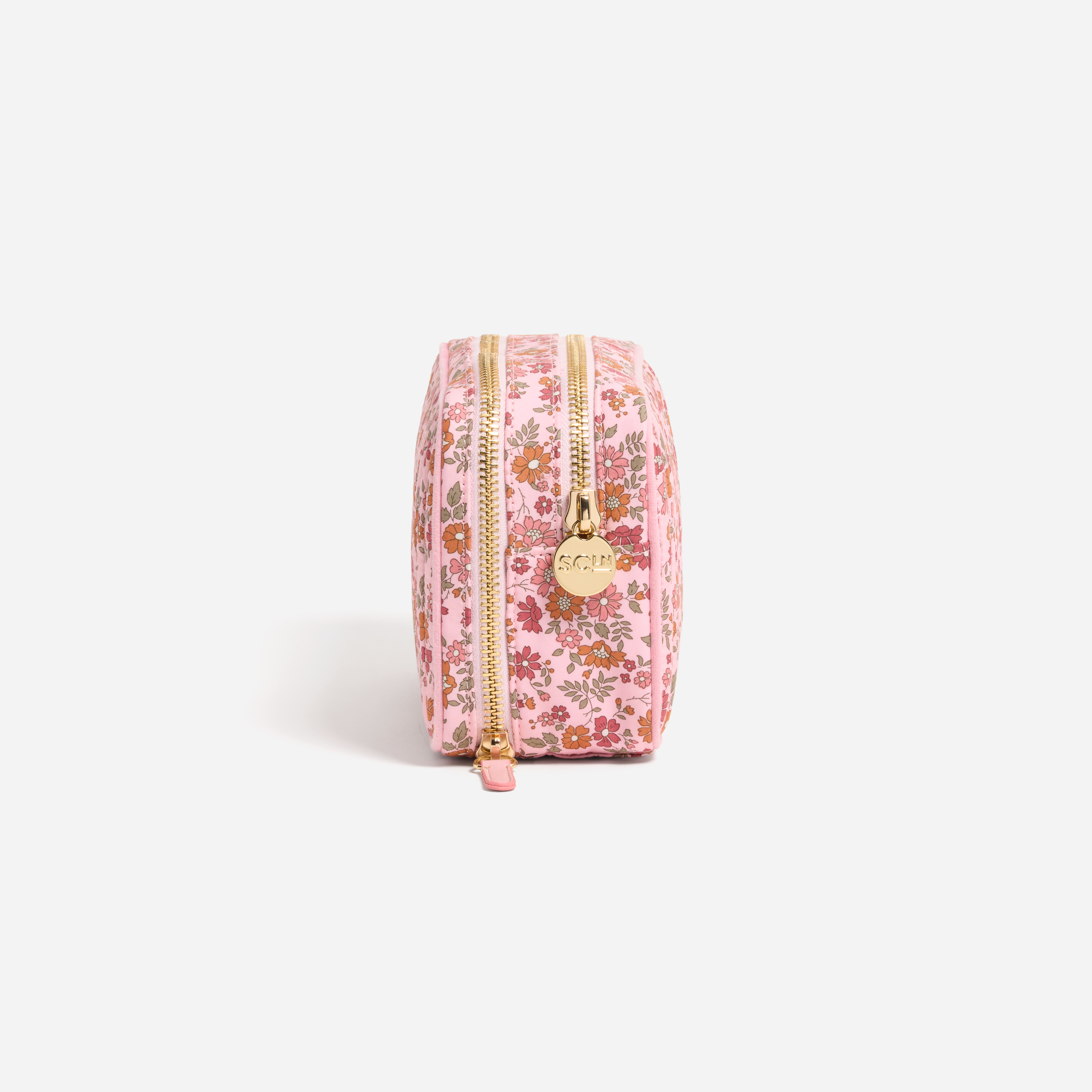 Double Zip Pouch Made with Liberty Fabric