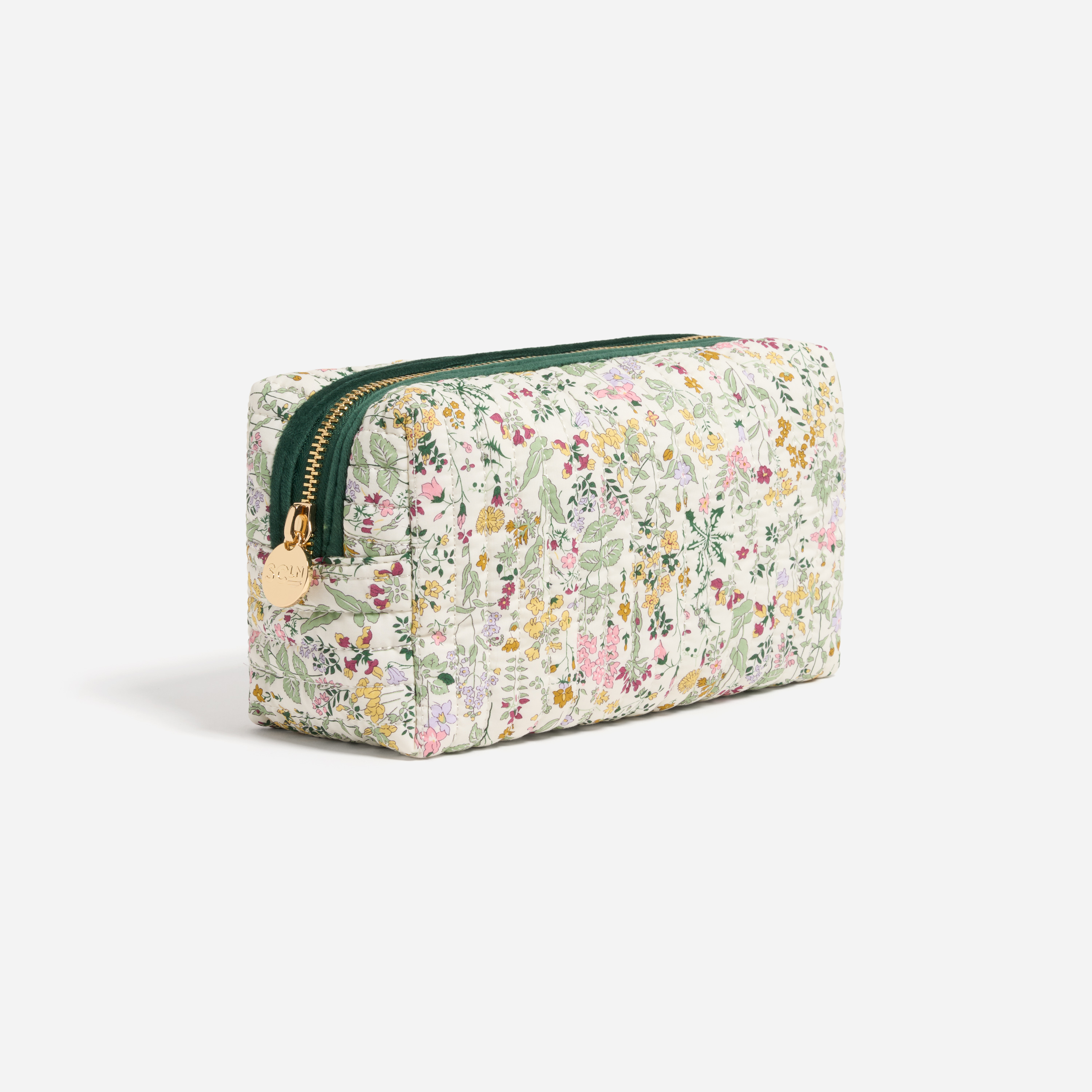 Small Quilted Pouch Made with Liberty Fabric