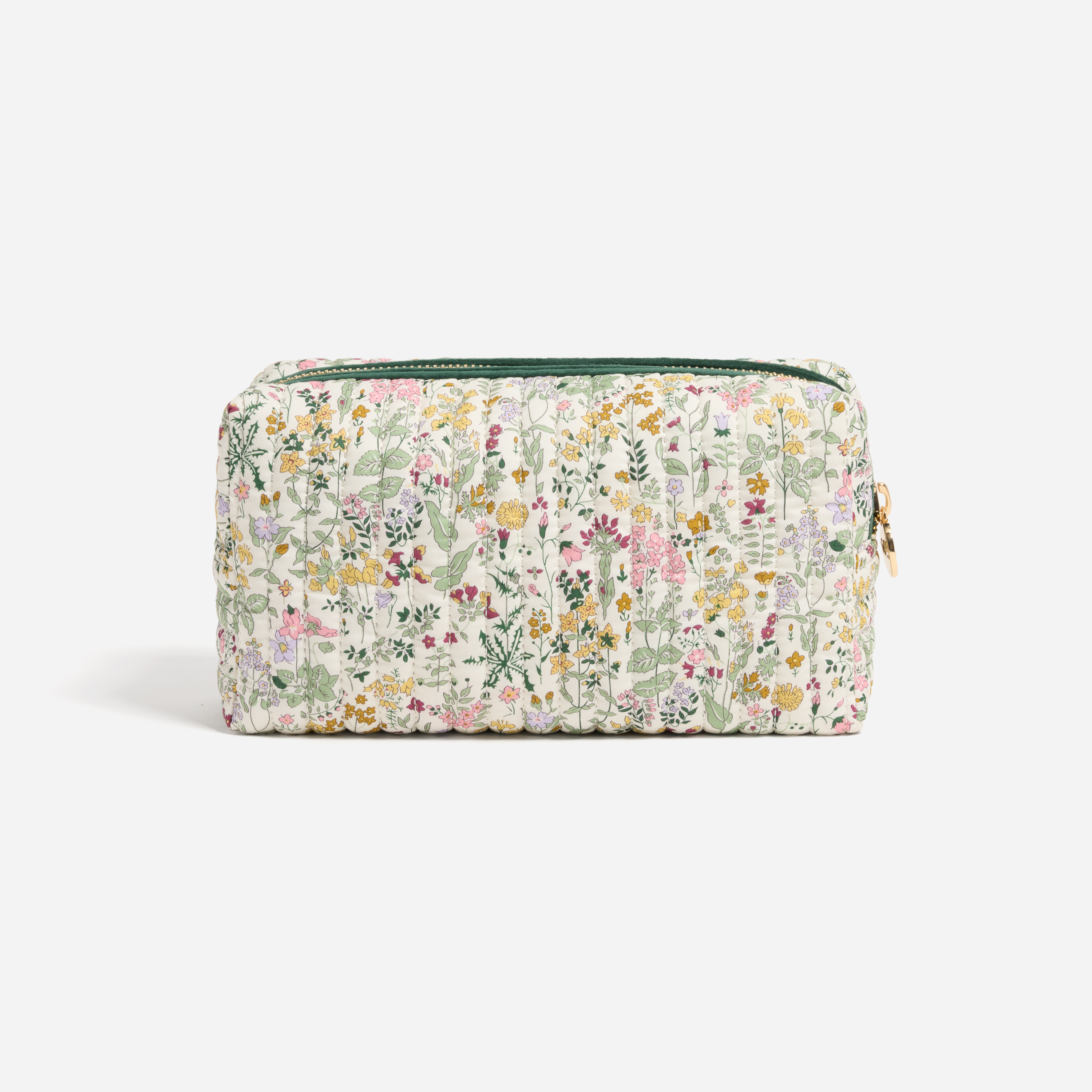 Small Quilted Pouch Made with Liberty Fabric
