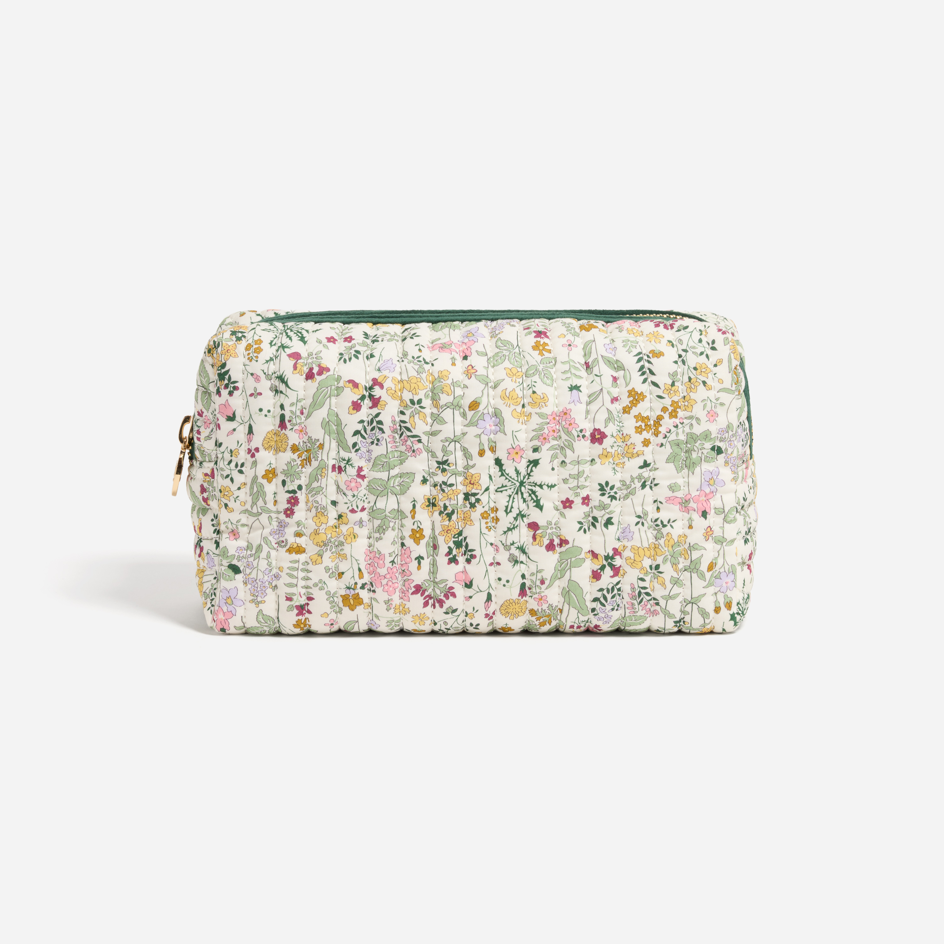 Small Quilted Pouch Made with Liberty Fabric