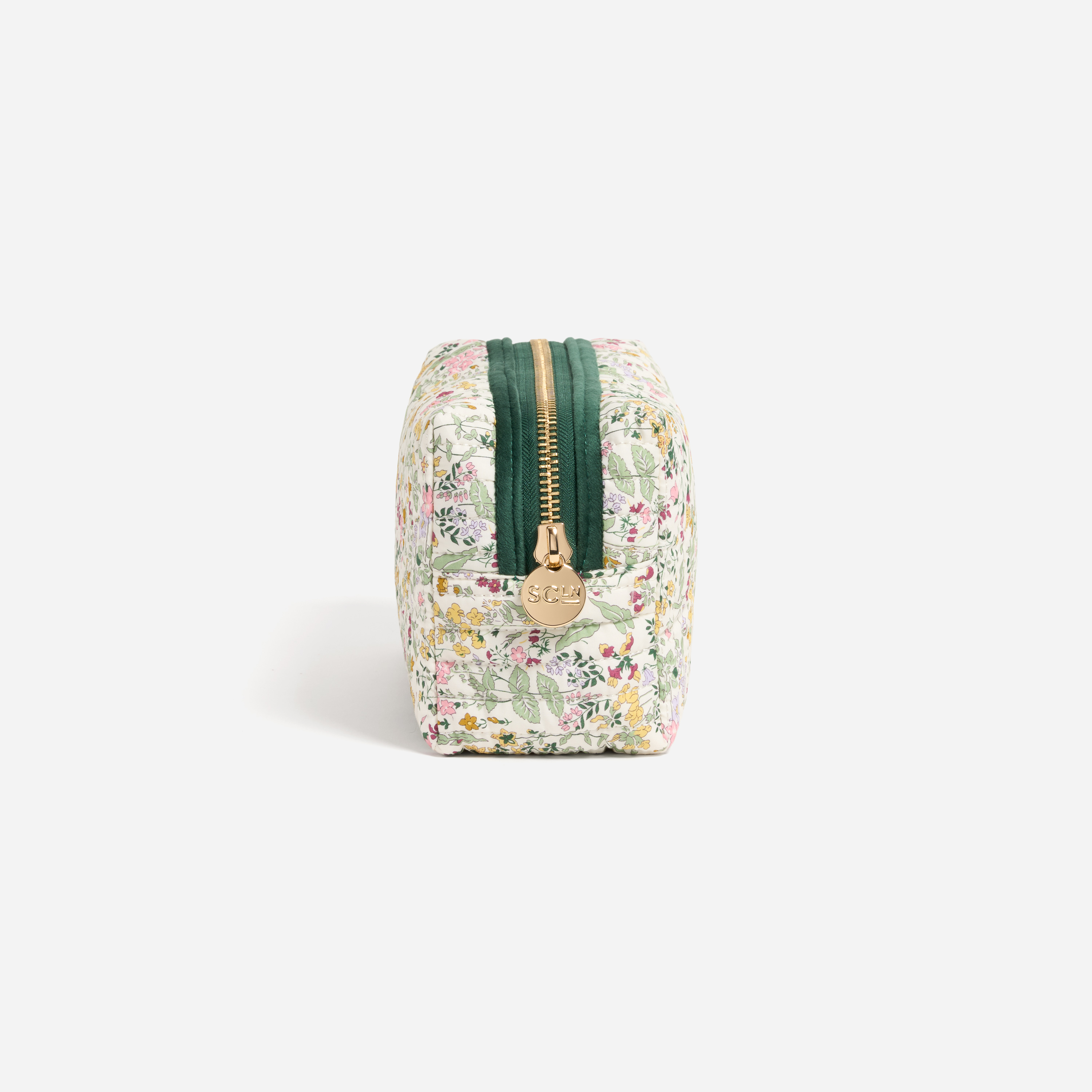 Small Quilted Pouch Made with Liberty Fabric