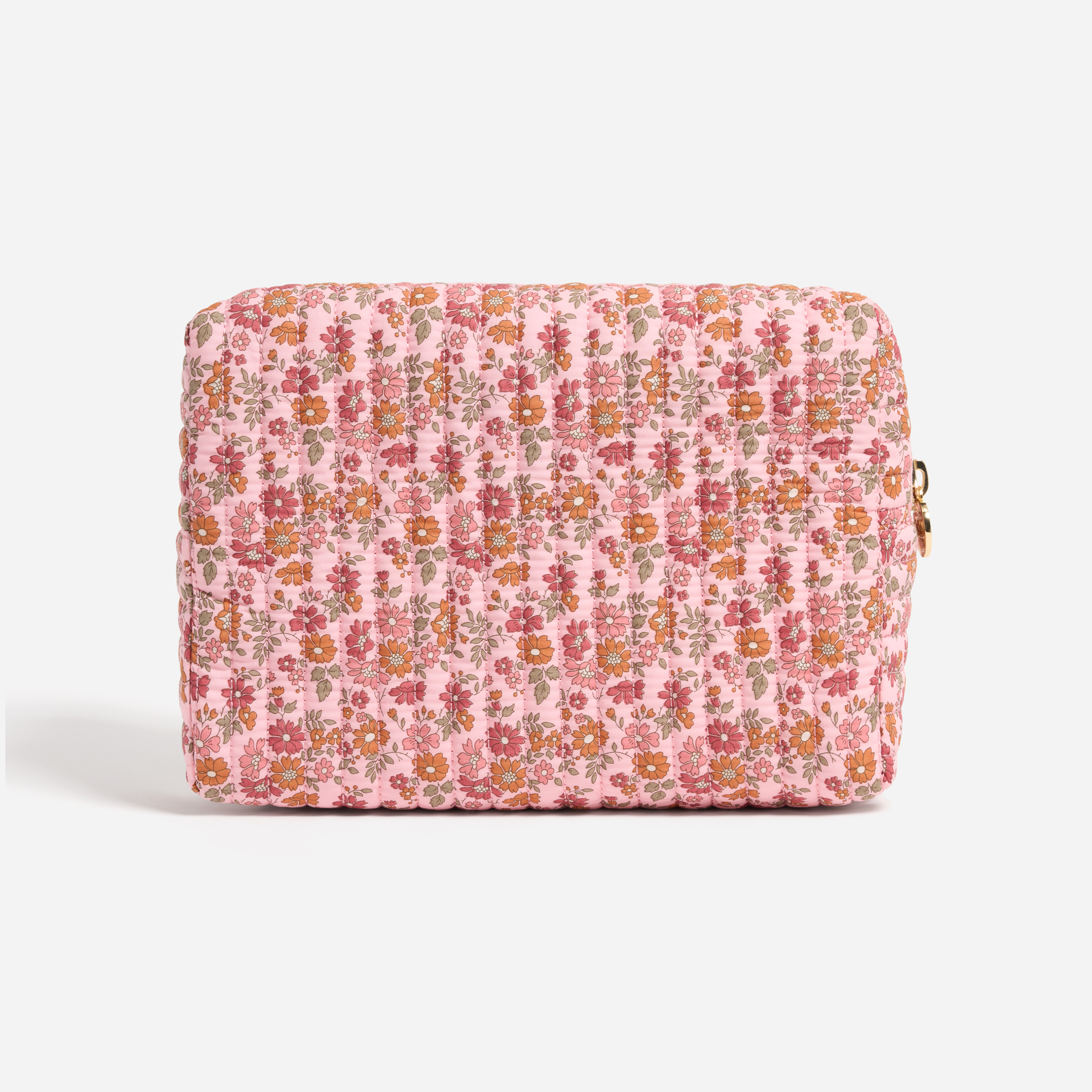 Large Quilted Pouch Made with Liberty Fabric