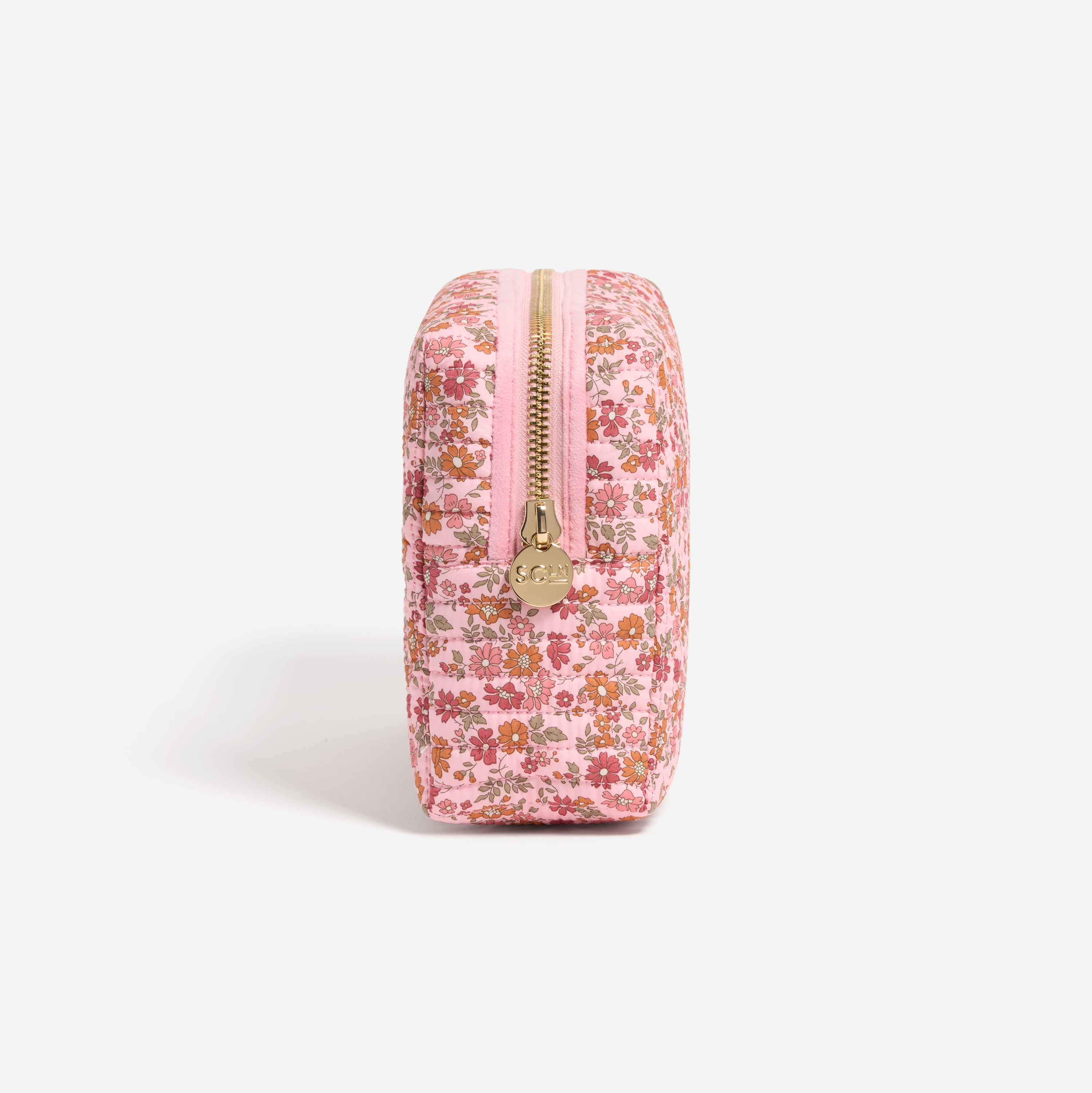 Large Quilted Pouch Made with Liberty Fabric
