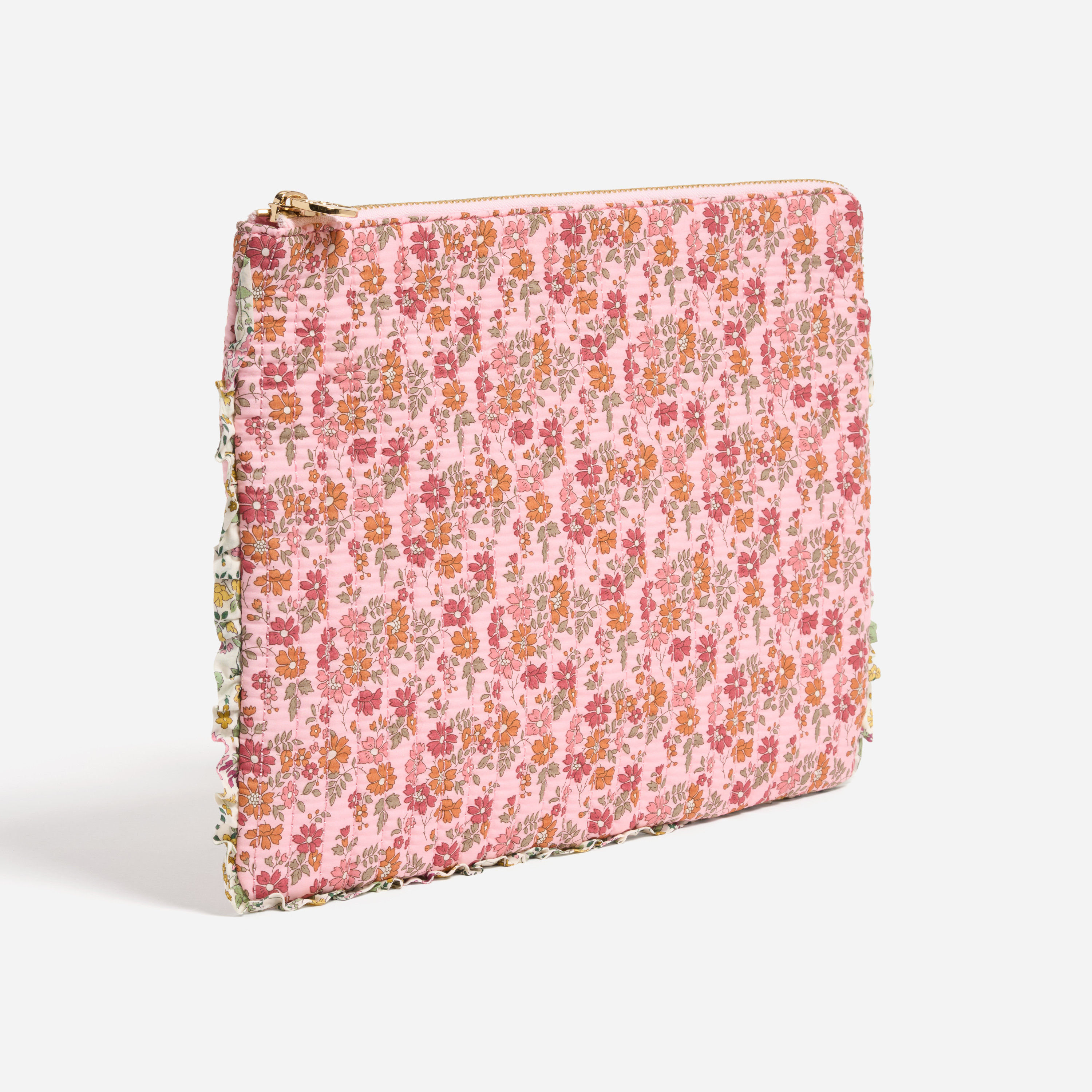 Flat Pouch Set Made with Liberty Fabric