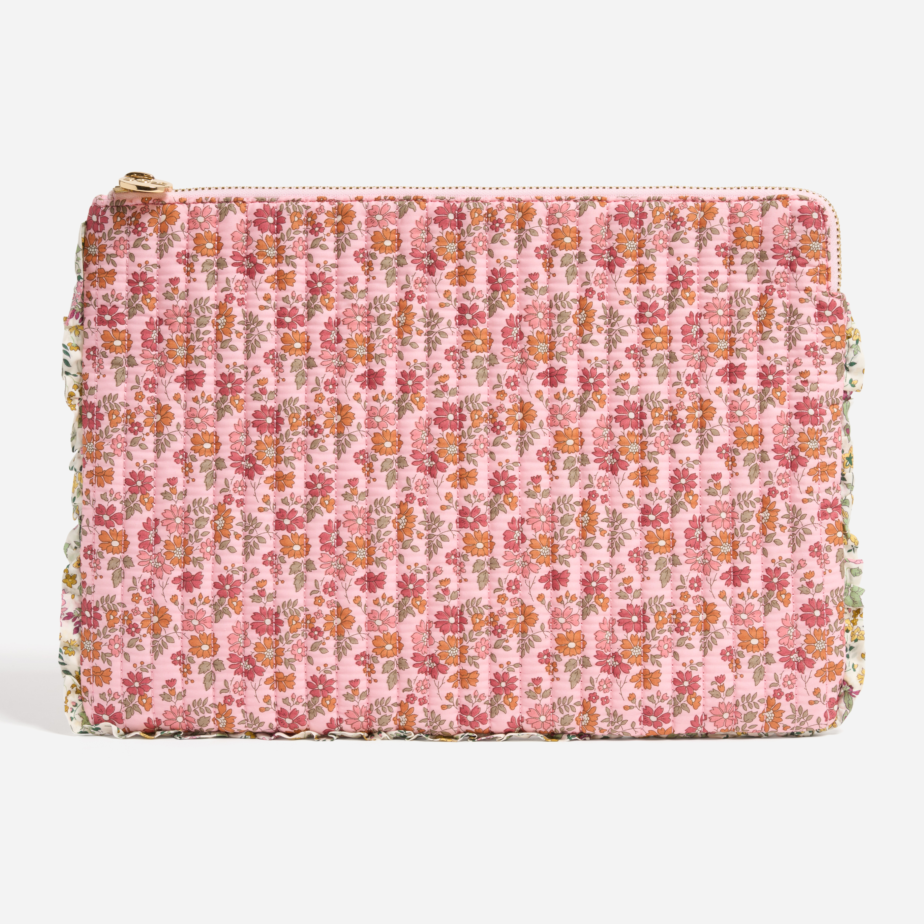 Flat Pouch Set Made with Liberty Fabric