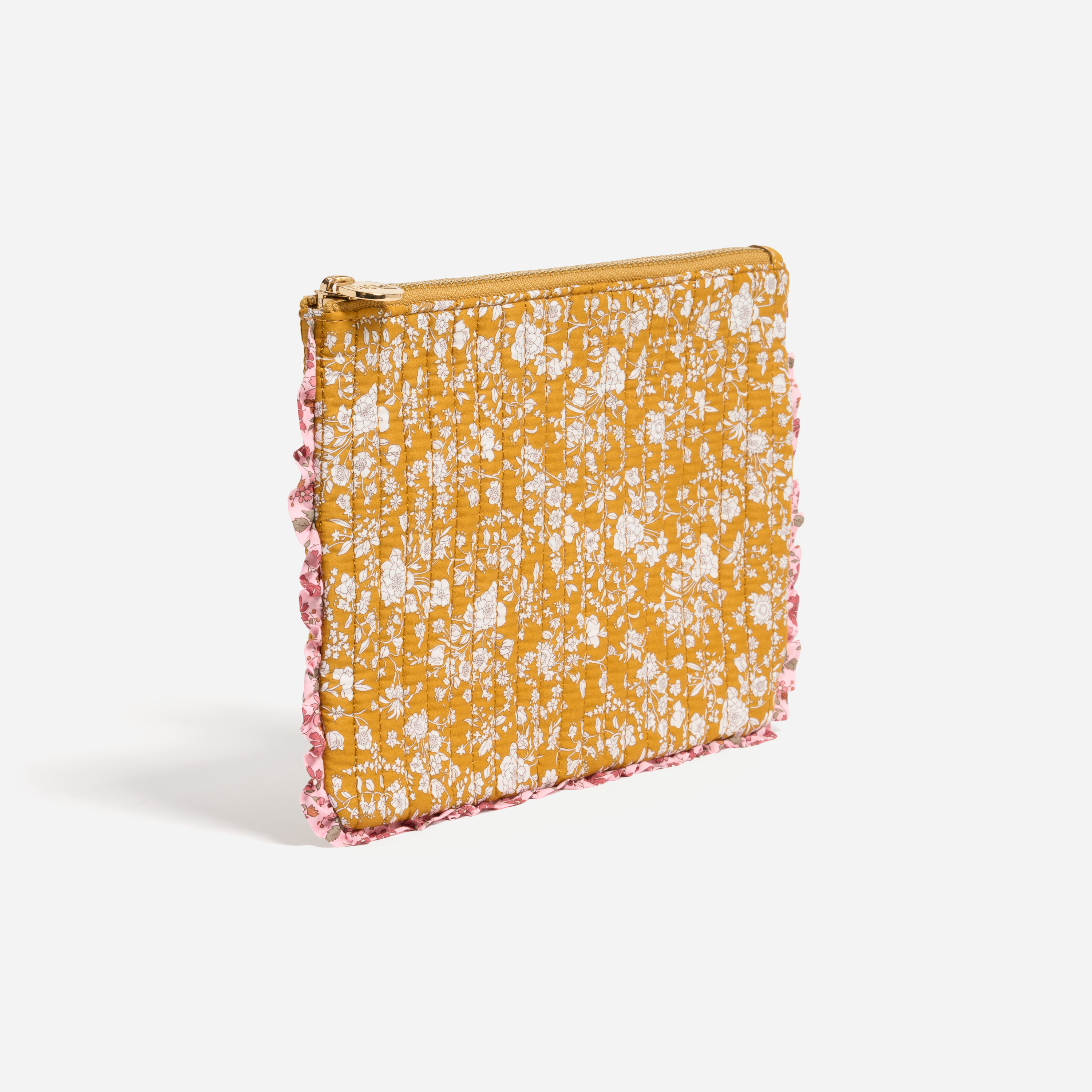 Flat Pouch Set Made with Liberty Fabric