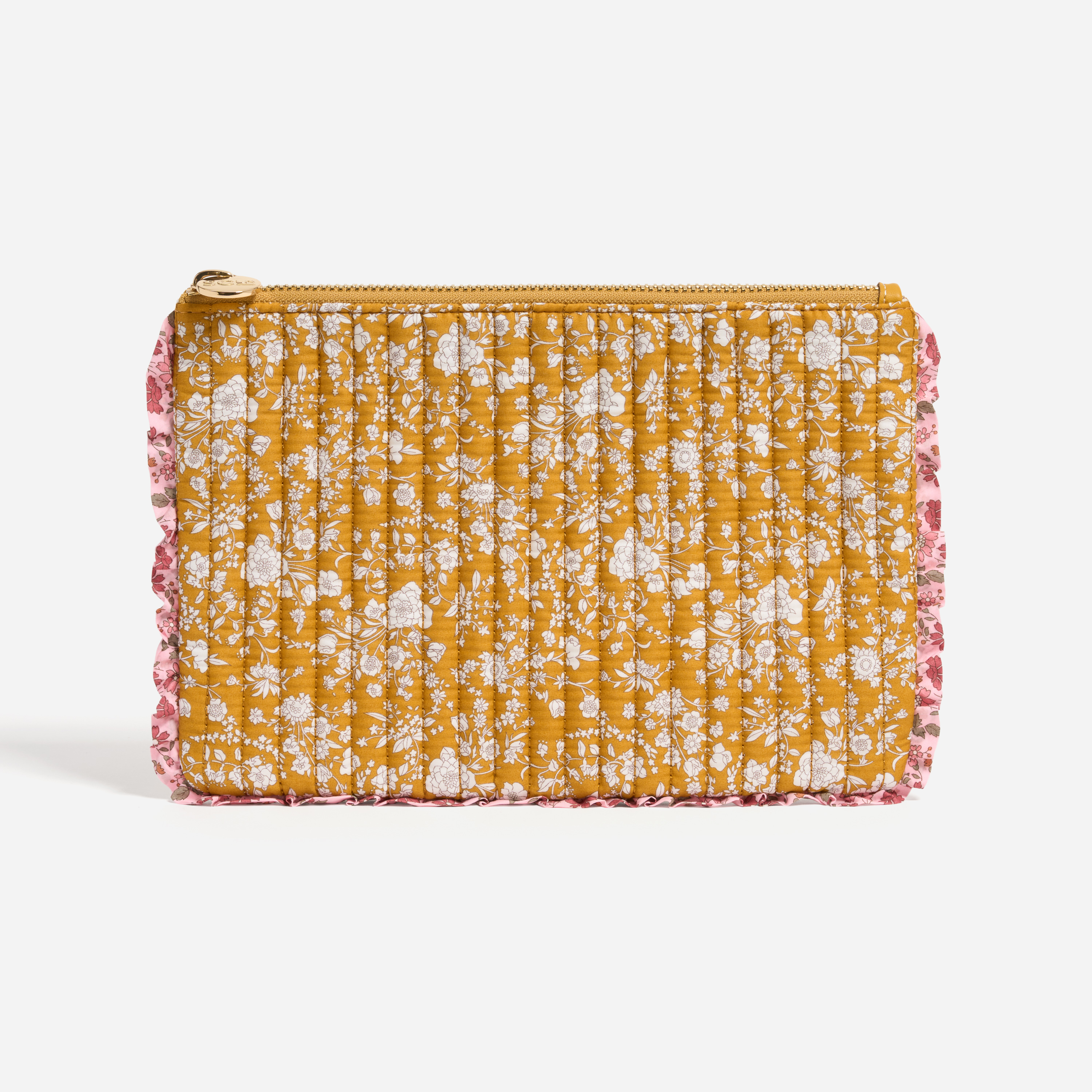 Flat Pouch Set Made with Liberty Fabric