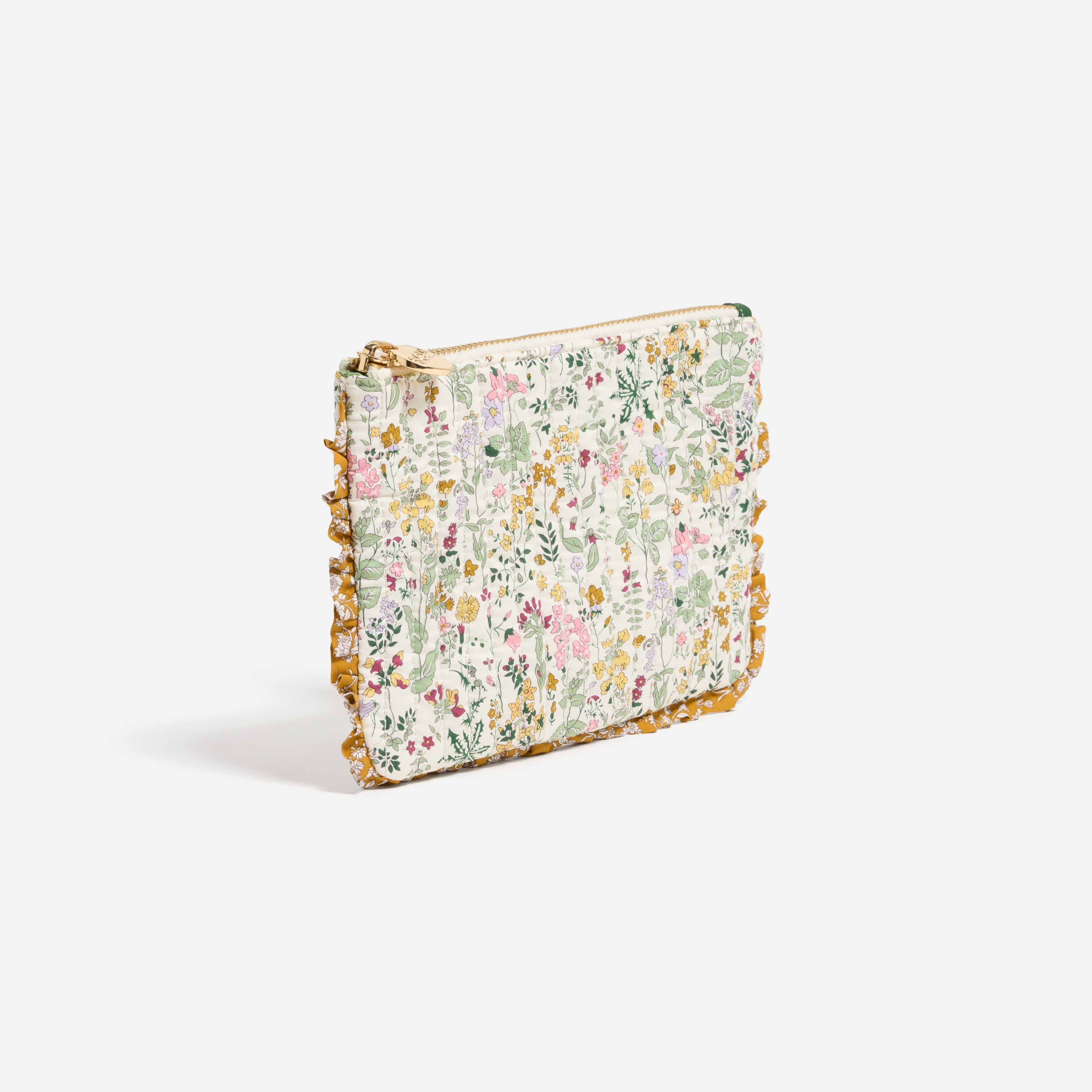 Flat Pouch Set Made with Liberty Fabric