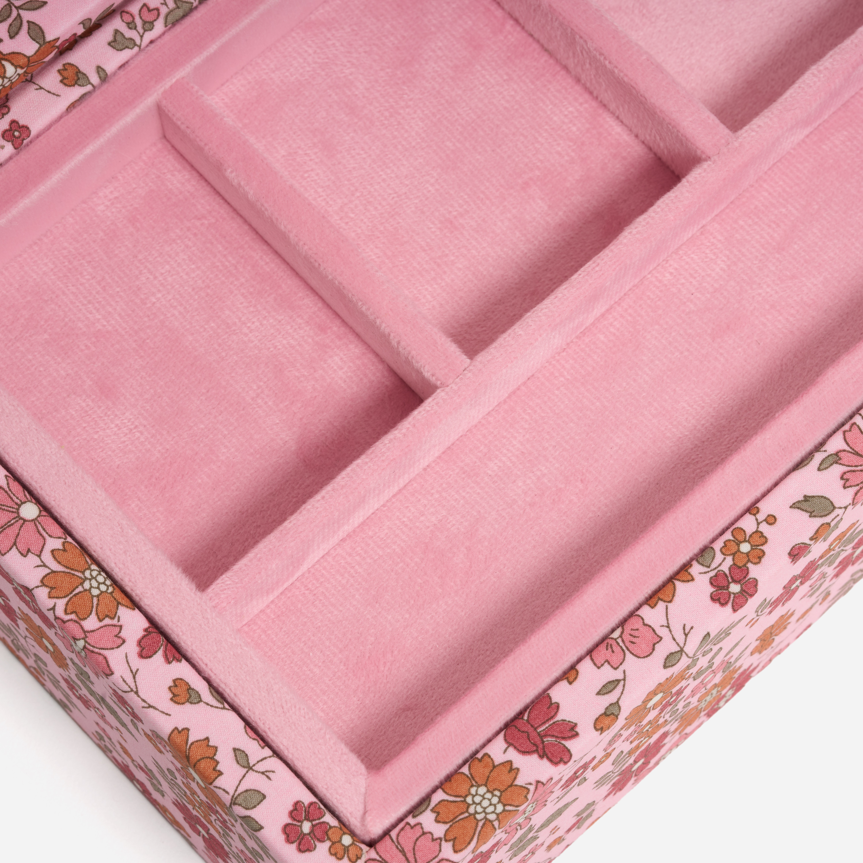 Jewelry Box Made with Liberty Fabric