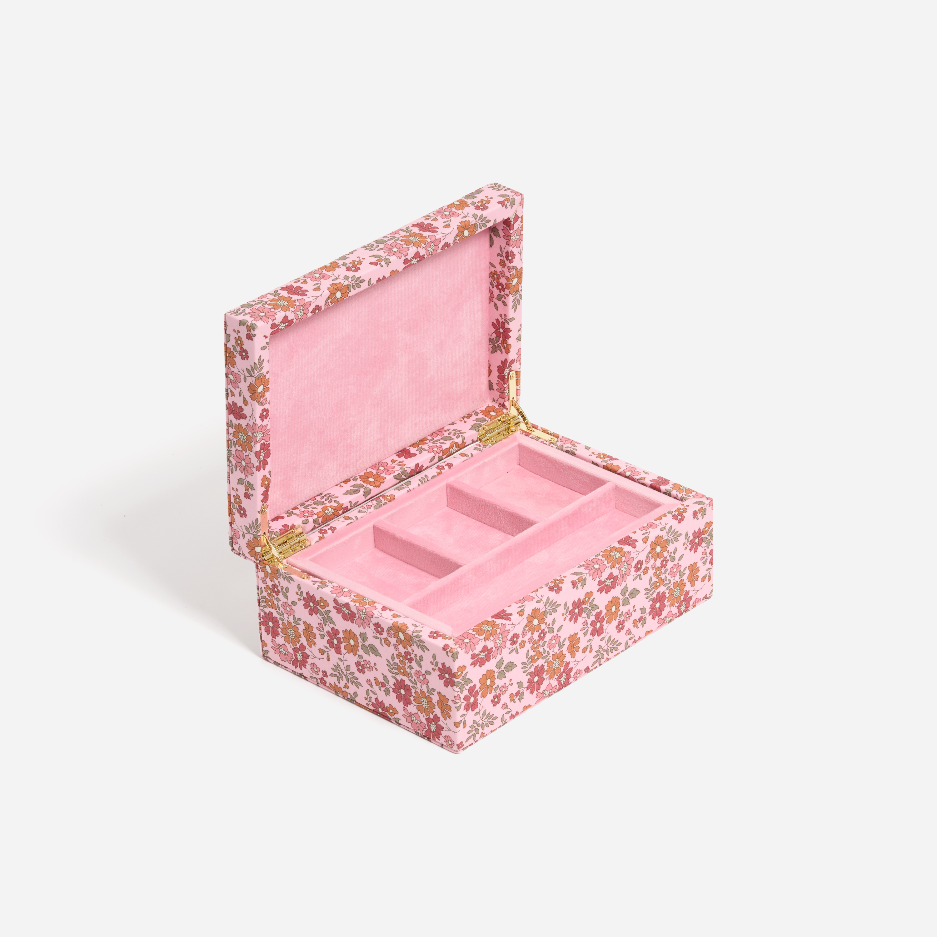 Jewelry Box Made with Liberty Fabric