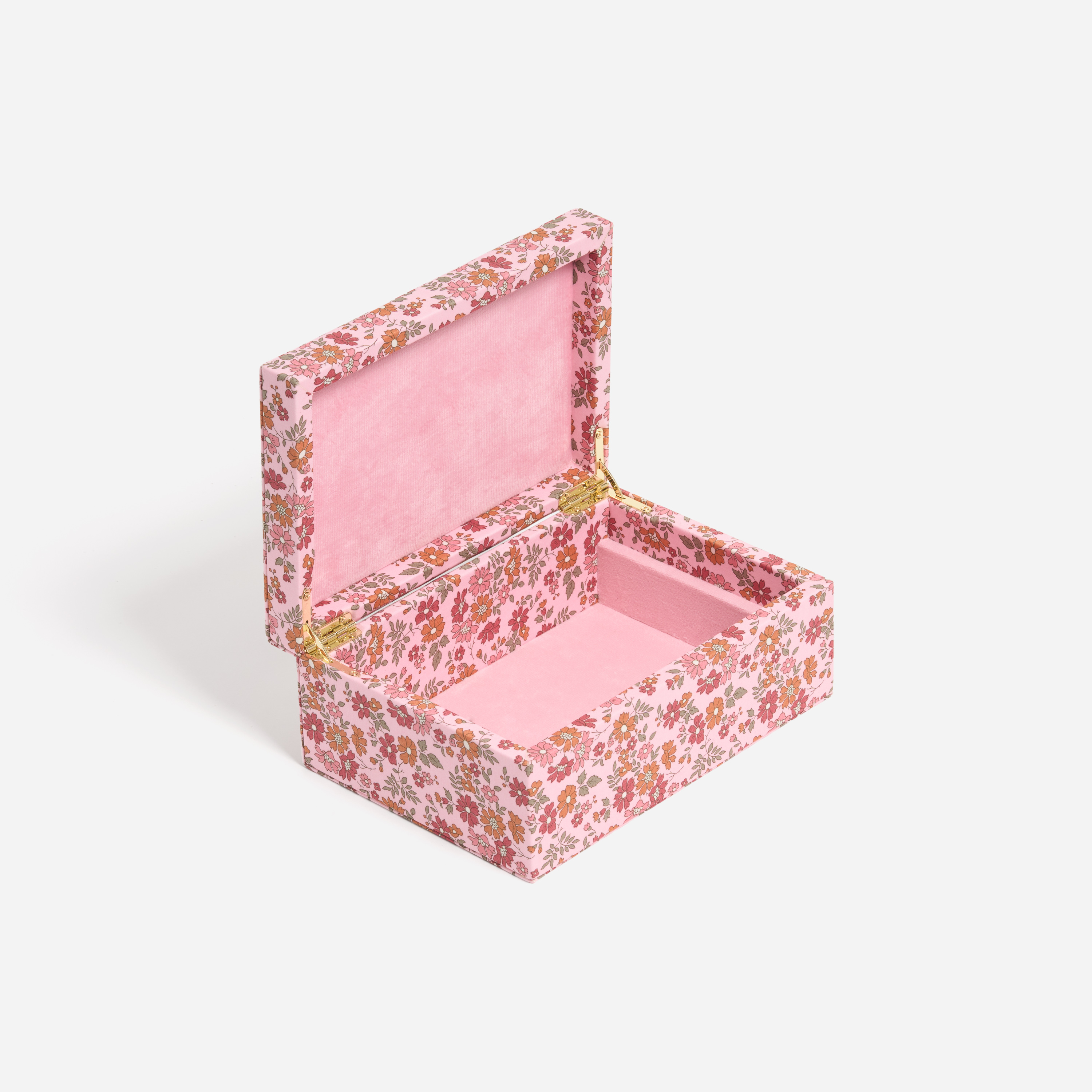 Jewelry Box Made with Liberty Fabric