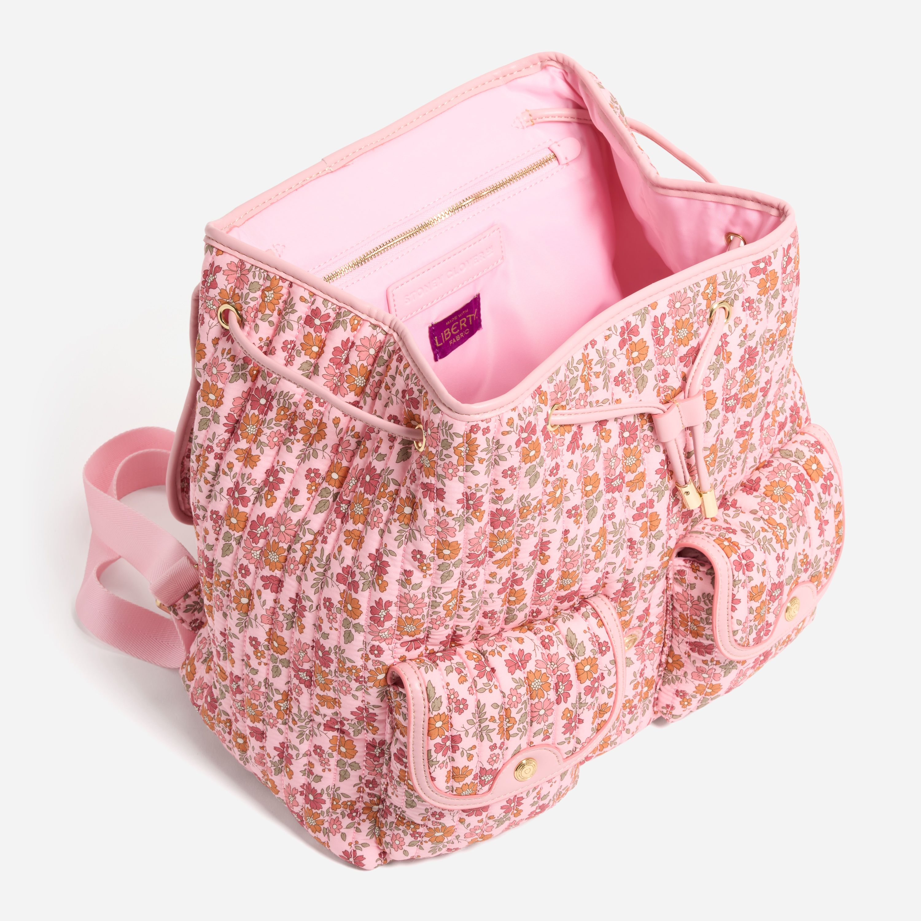 Pocket Flap Backpack Made with Liberty Fabric