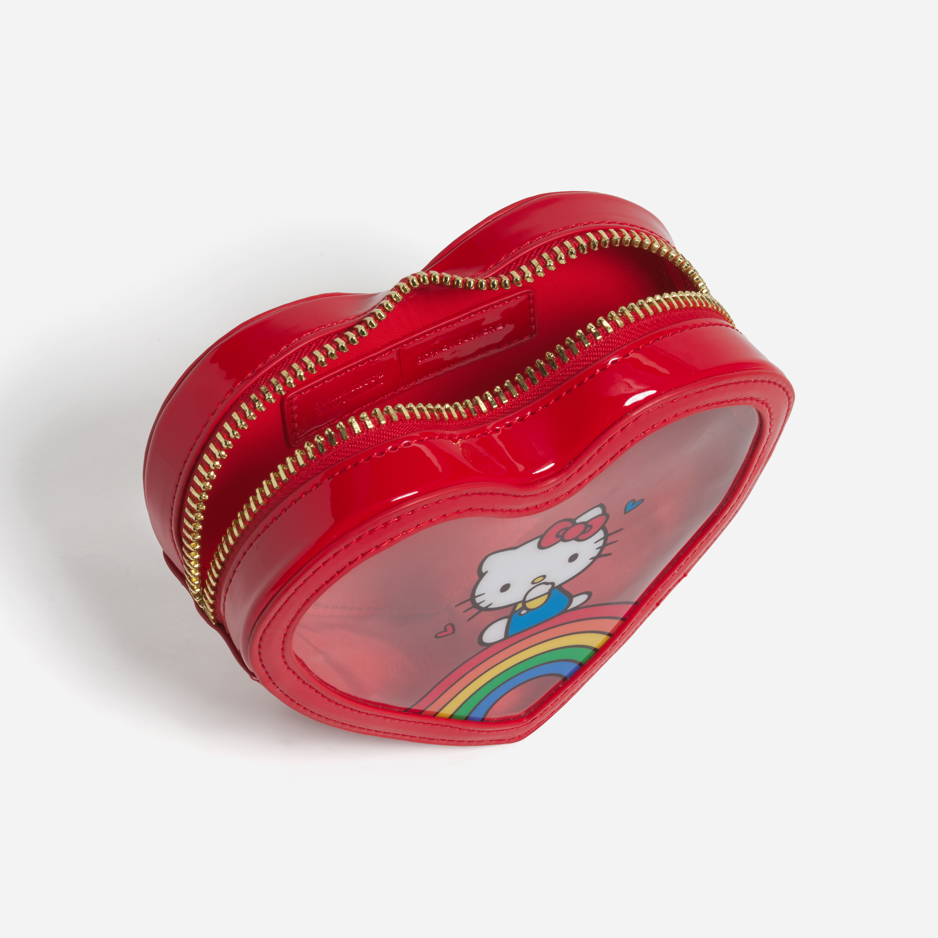 Clear Front Heart Pouch