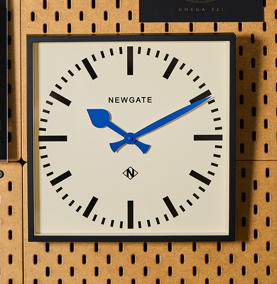 Railway Number Five Features a bold marker dial and colorful hands