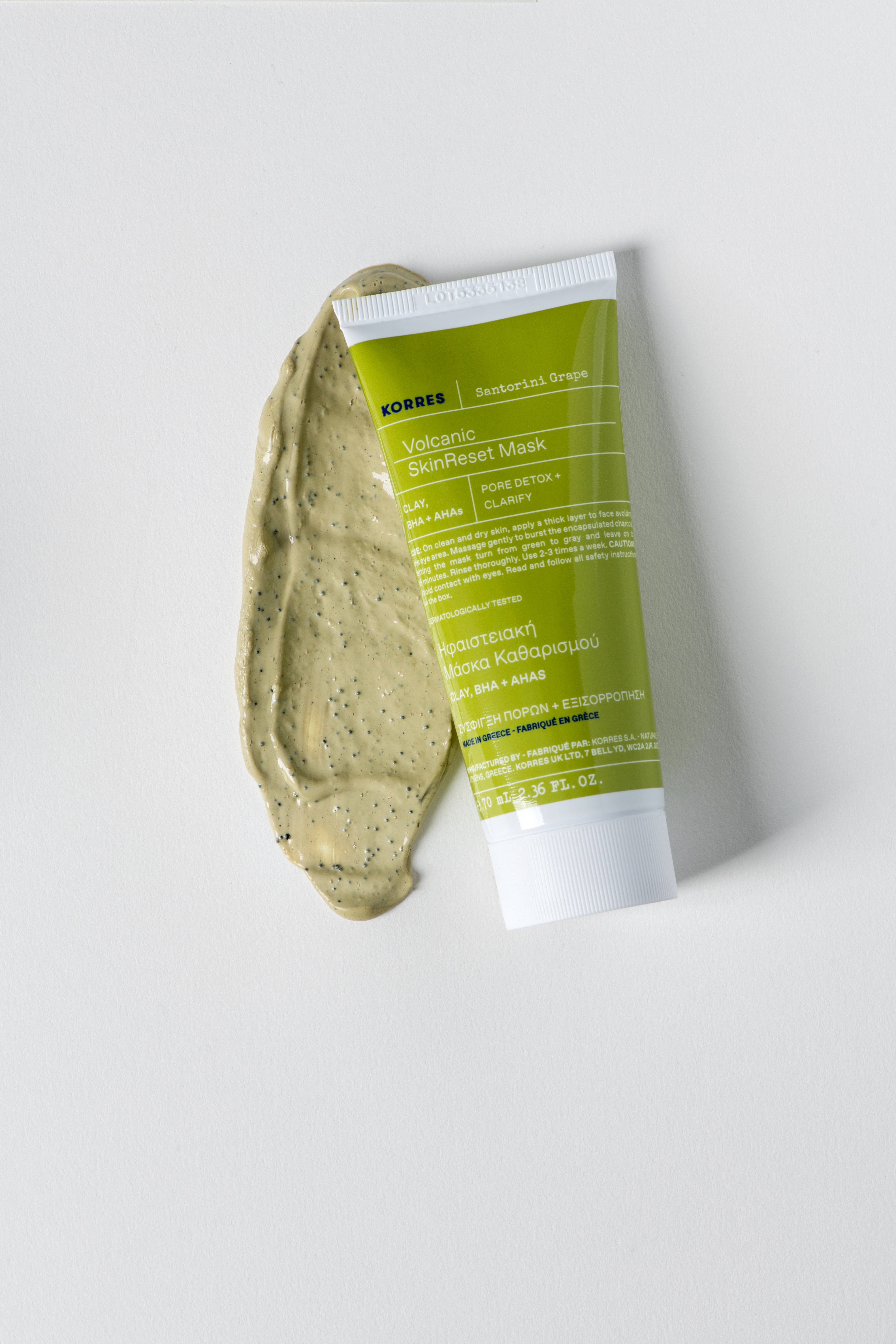 Santorini Grape Volcanic SkinReset Mask - How to Use