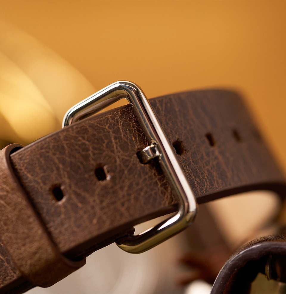 Rec Spec Brown Leather Strap