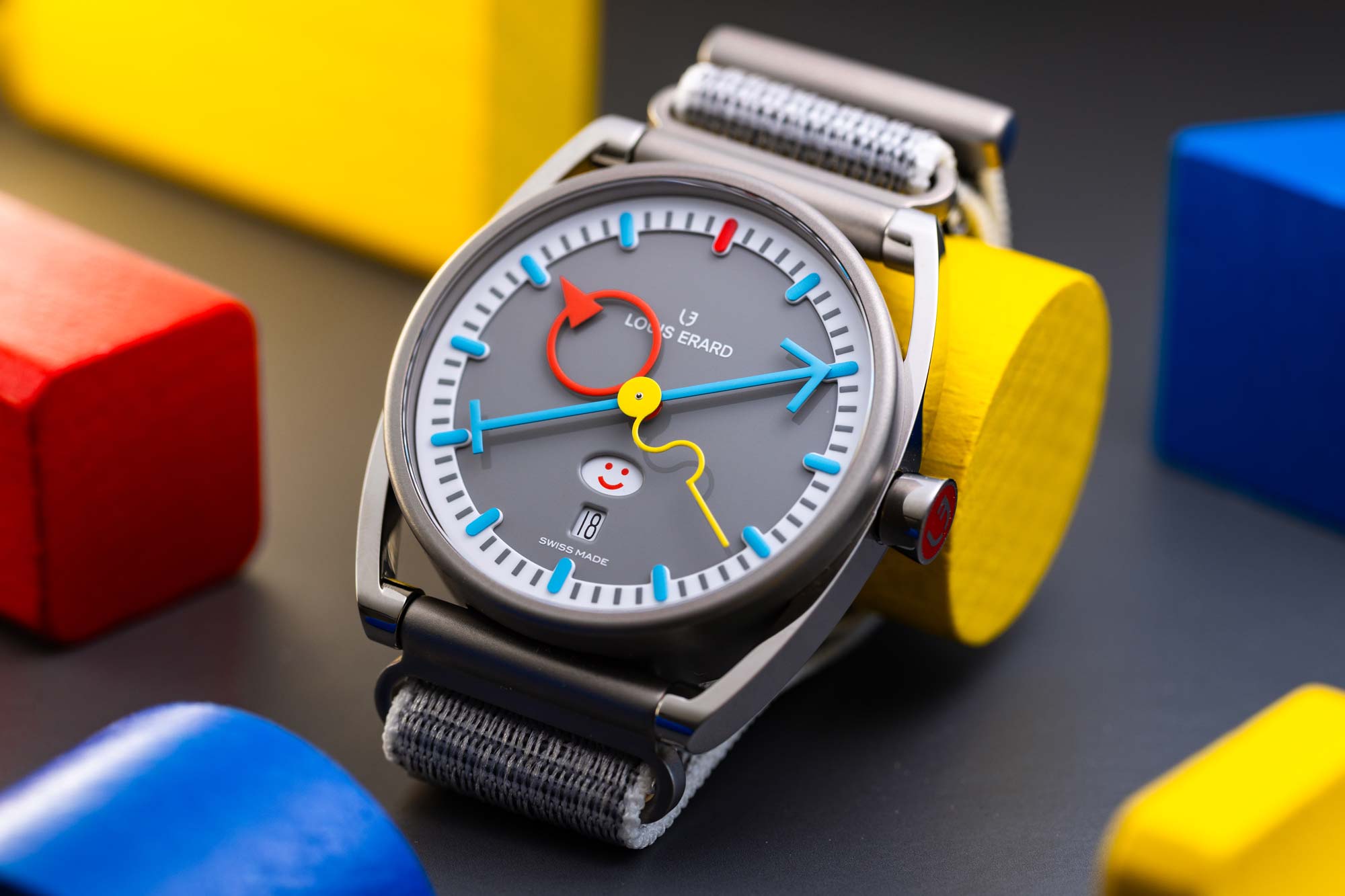 Louis Erard x Alain Silberstein Smile-Day Grey – Windup Watch Shop