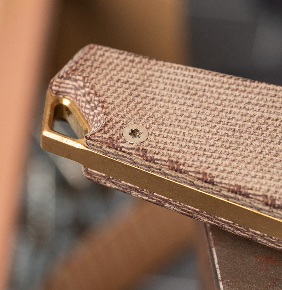 Ace Clyde Brass lanyard hole