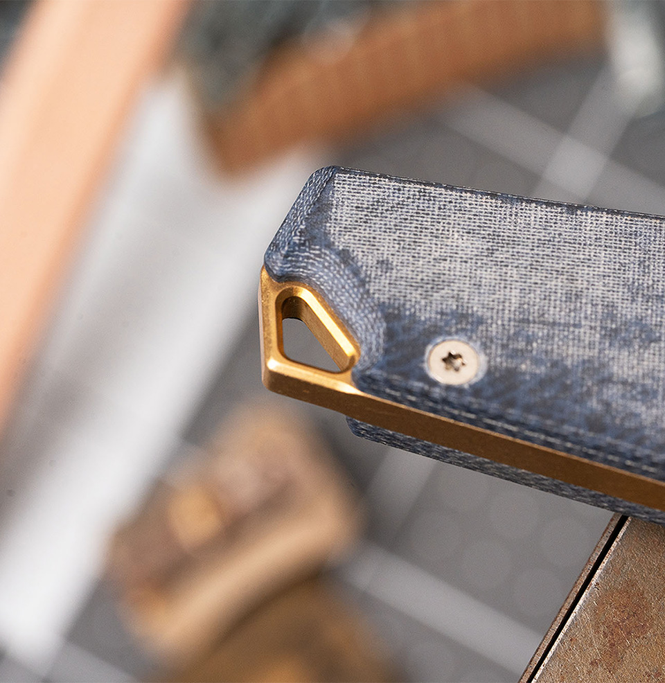 Ace Clyde Brass lanyard hole