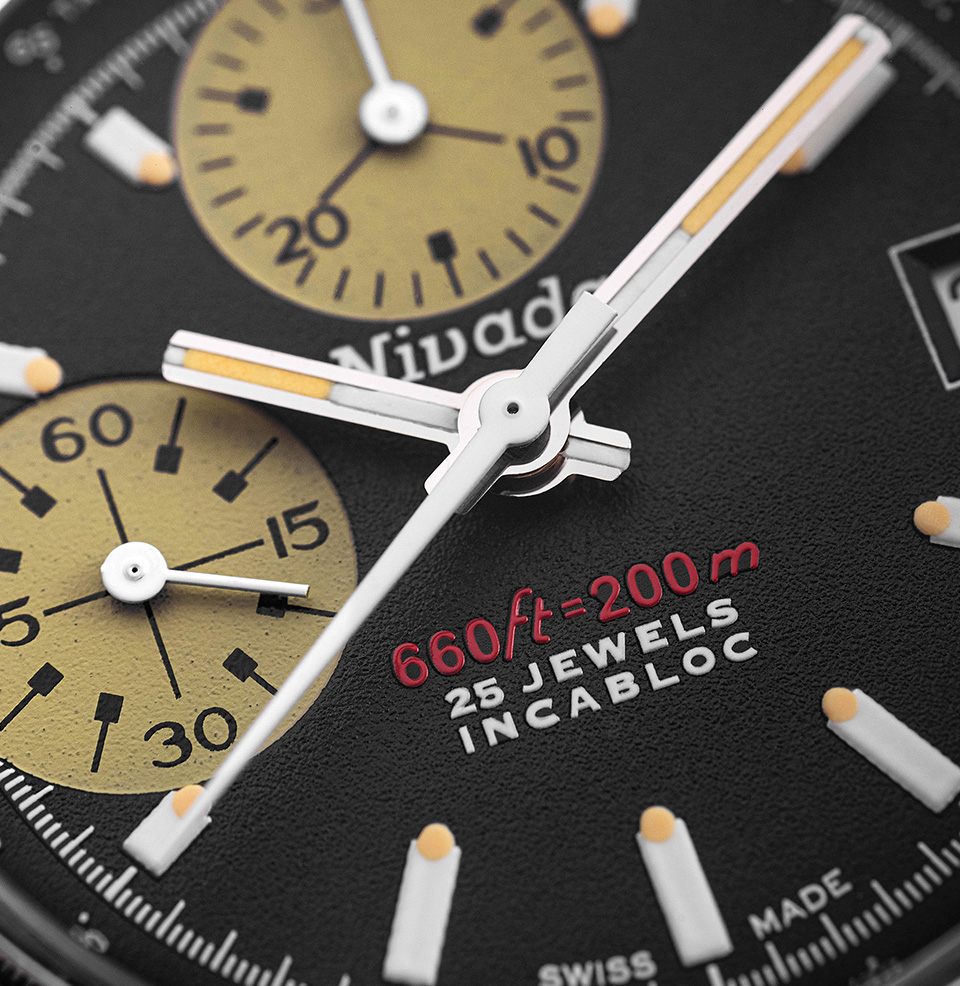 Chronosport 200 meters of water resistance