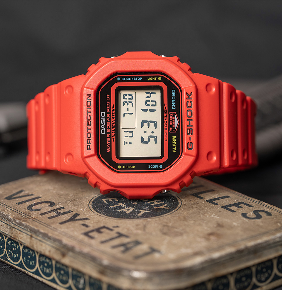 新品 G-SHOCK ENERGY PACK / DW-5600EP-2JF CASIO G-SHOCK DW-5600EP-2JF ENERGY PACK BLUE Digital Chrono