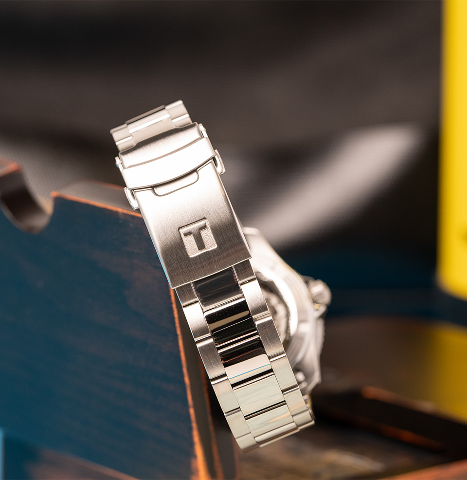 Seastar 1000 Powermatic 80 40mm Three-Link Steel Bracelet