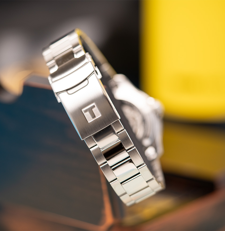 Seastar 1000 Powermatic 80 40mm Three-Link Steel Bracelet