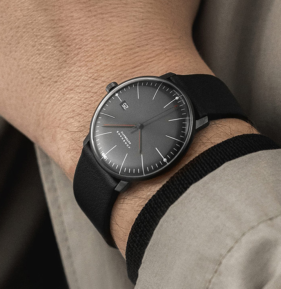 Max Bill Automatic Bauhaus 38mm with a thin bezel