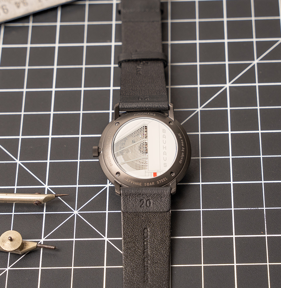 Max Bill Automatic Bauhaus Special Edition Bauhaus Case Back