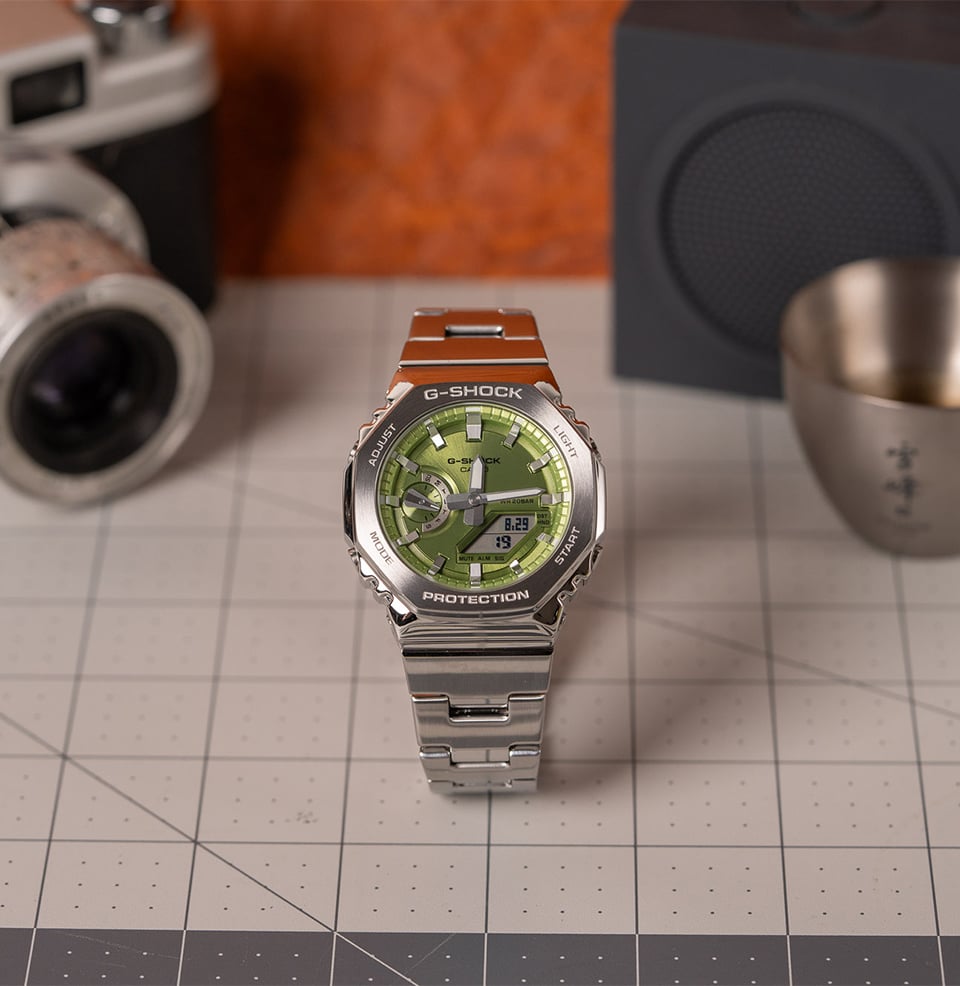G-SHOCK Metal Covered G-Steel GM2110D – Windup Watch Shop