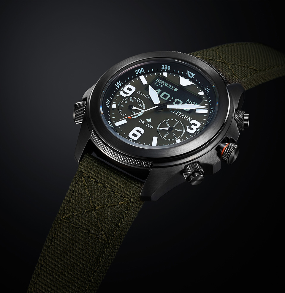 Promaster Land Analog/Digital Display