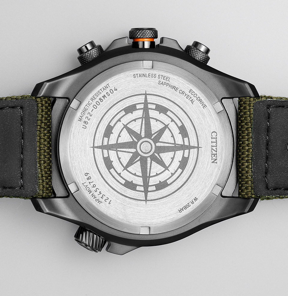 Promaster Land Compass Caseback Engraving