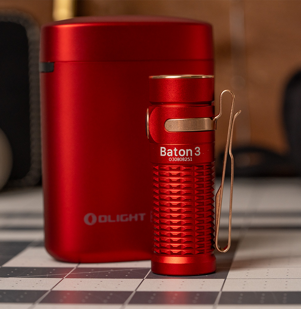 Baton 3 Rechargeable Flashlight - Premium Edition Provides Up To 94 Days of Battery Life