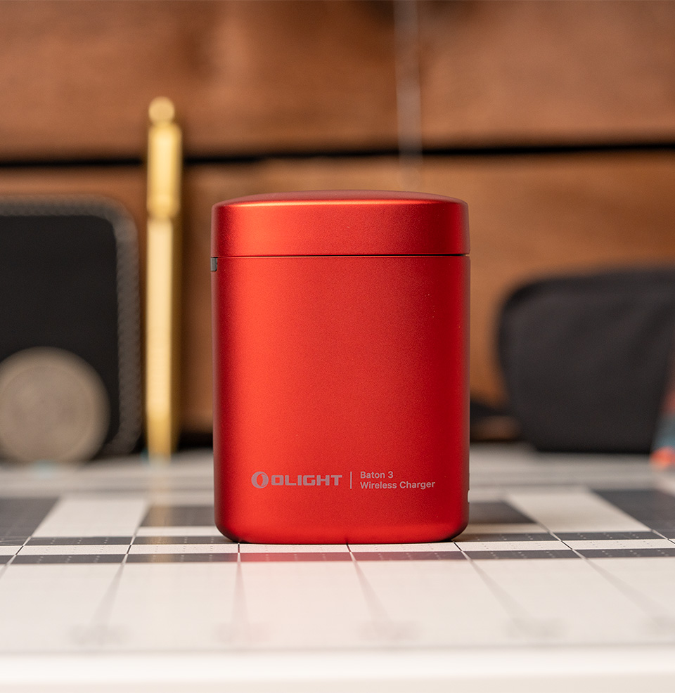 Baton 3 Rechargeable Flashlight - Premium Edition The Baton 3 in Red