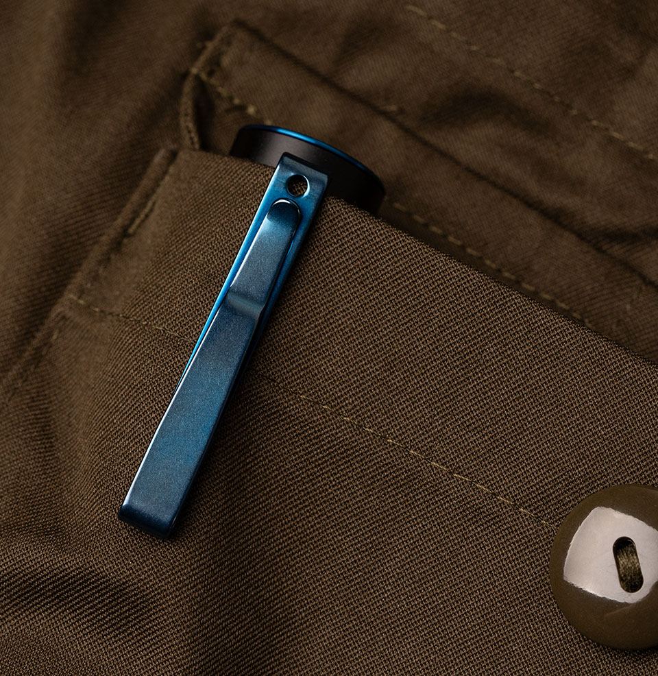 Baton 3 Rechargeable Flashlight - Premium Edition Dual-Directional Pocket Clip